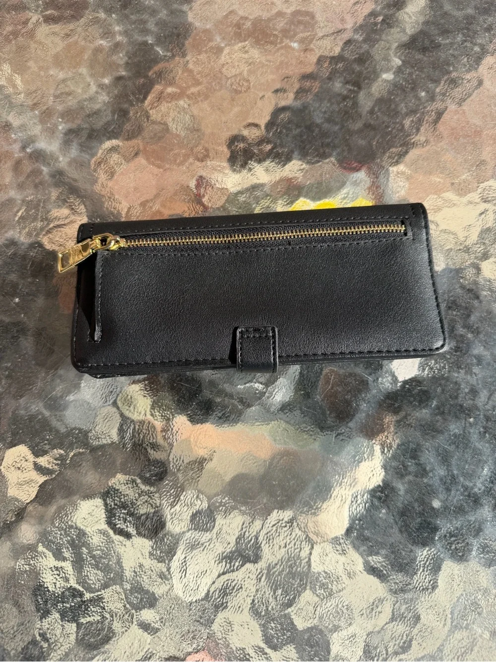 Steve Madden Black Women’s Wallet with Snap Closure